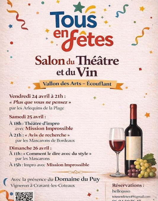Tous en fêtes – Salon du Théâtre et du Vin