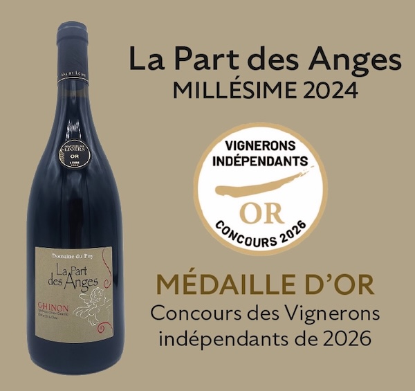 Médaille d'or Chinon rouge